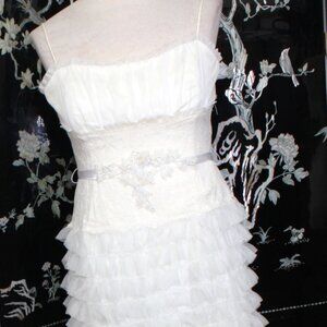 IVORY VINTAGE WEDDIND DRESS 18